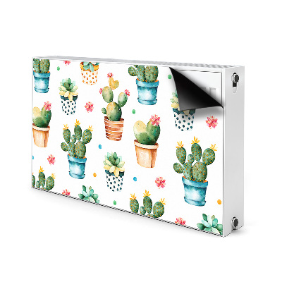 Cover per termosifone Cactus dipinto