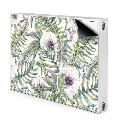 Cover per termosifone fiori bianchi