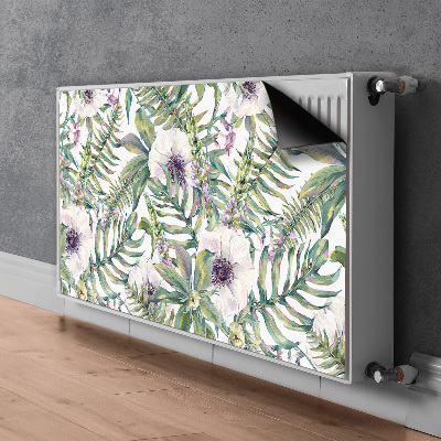 Cover per termosifone fiori bianchi