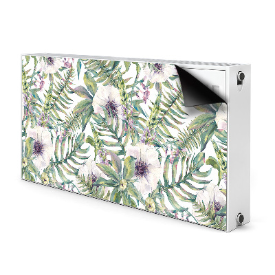 Cover per termosifone fiori bianchi