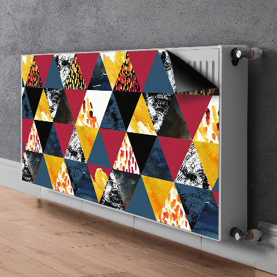 Pannello magnetico per radiatore Mosaico di triangoli