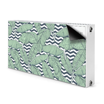 Cover per termosifone Foglie tropicali