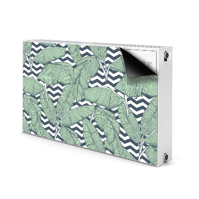 Cover per termosifone Foglie tropicali