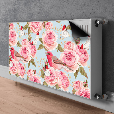 Copertura magnetica per radiatore Rose inglesi