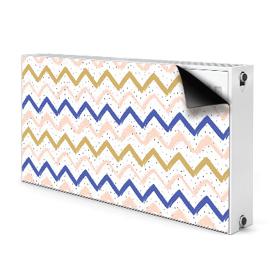 Copertura per termosifone Zigzag dipinti