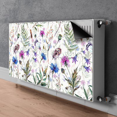 Adesivo magnetico per radiatore Fiori di campo