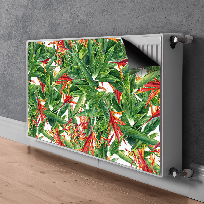 Pannello magnetico per radiatore Fiori esotici