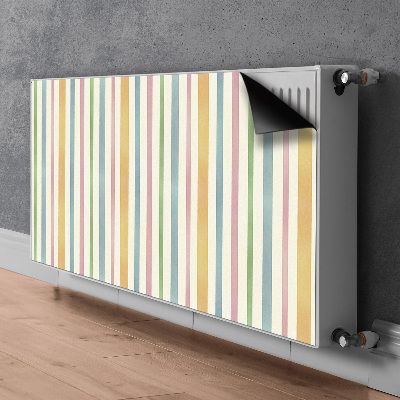 Copertura per termosifone Linee colorate