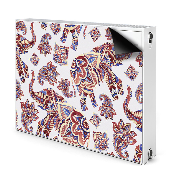 Cover per termosifone Paisley Elephant