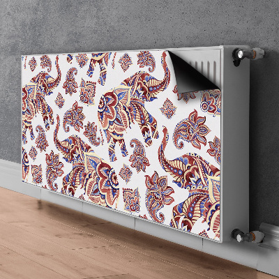 Cover per termosifone Paisley Elephant