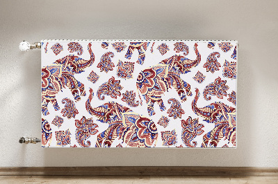 Cover per termosifone Paisley Elephant