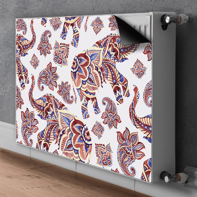 Cover per termosifone Paisley Elephant