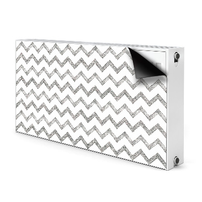 Cover per termosifone Zigzag d'argento