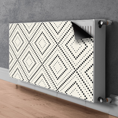 Copertura magnetica per radiatore Pattern geometrico