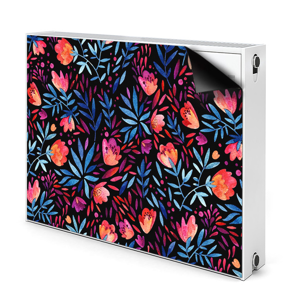 Cover magnetica per radiatore Pattern floreale