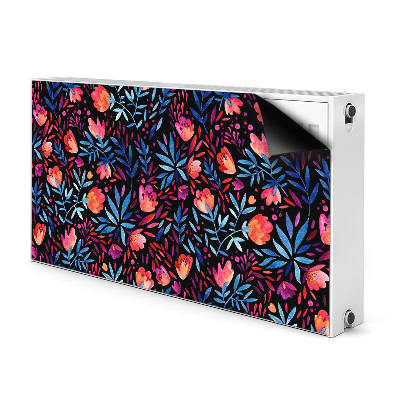 Cover magnetica per radiatore Pattern floreale