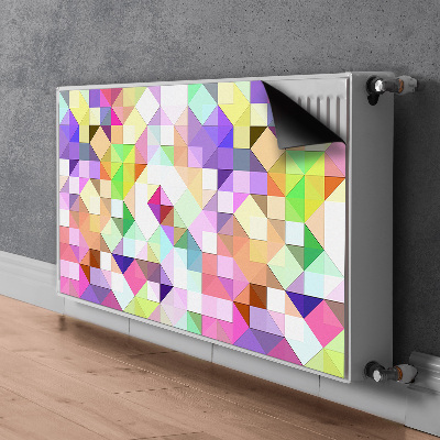 Copertura magnetica per radiatore Mosaico colorato