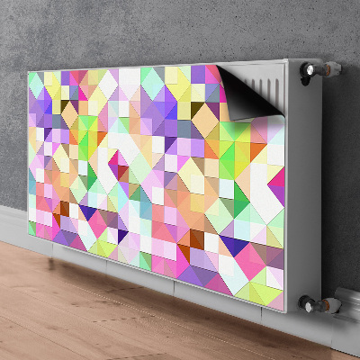 Copertura magnetica per radiatore Mosaico colorato