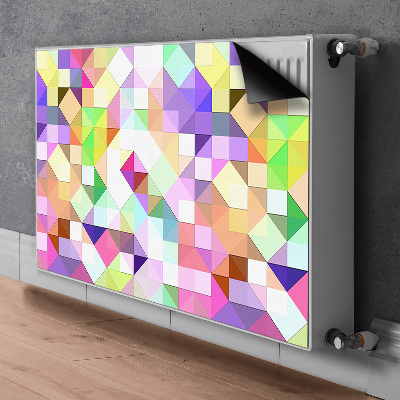 Copertura magnetica per radiatore Mosaico colorato