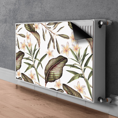 Cover magnetica per radiatore Foglie e fiori