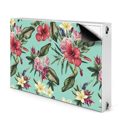 Cover per termosifone Foglie e fiori