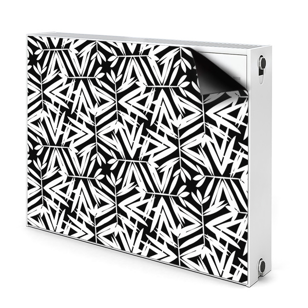 Copertura magnetica per termosifone Pattern in bianco e nero