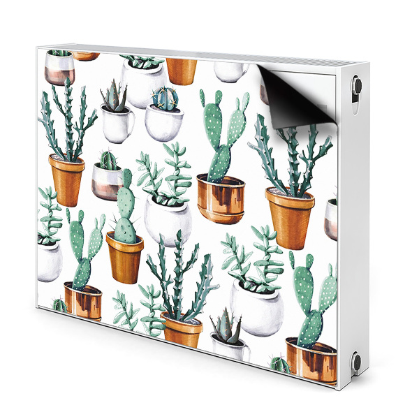 Cover per termosifone Cactus in vasi