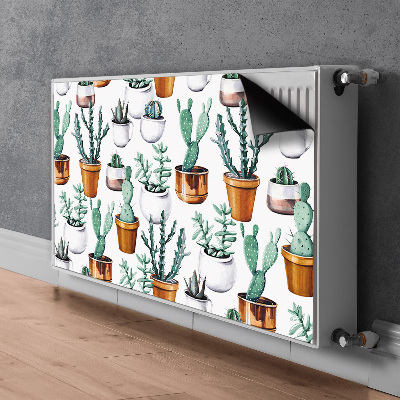 Cover per termosifone Cactus in vasi