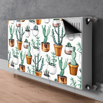 Cover per termosifone Cactus in vasi