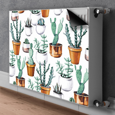 Cover per termosifone Cactus in vasi