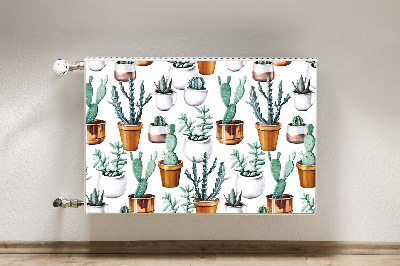 Cover per termosifone Cactus in vasi