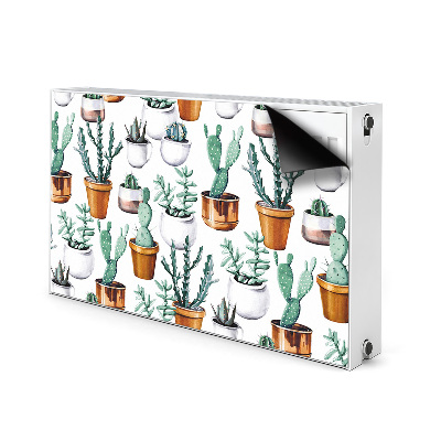 Cover per termosifone Cactus in vasi