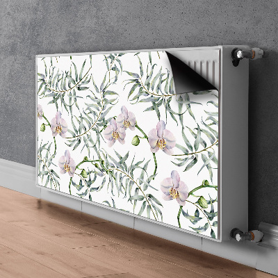 Cover per termosifone Orchidee rosa