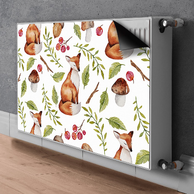 Cover magnetica per radiatore Frutta foresta e foresta