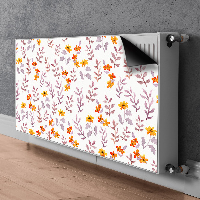 Copertura magnetica per radiatore Fiori dipinti