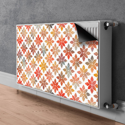 Cover magnetica per radiatore Pattern floreale