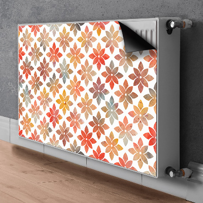 Cover magnetica per radiatore Pattern floreale