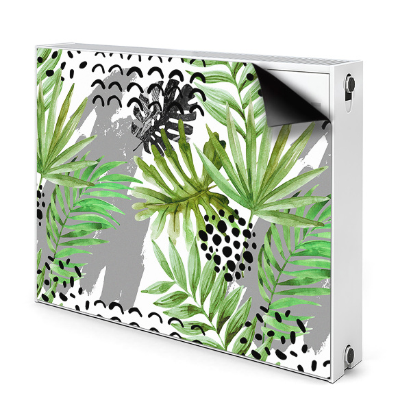 Copertura magnetica per radiatore Foglie tropicali