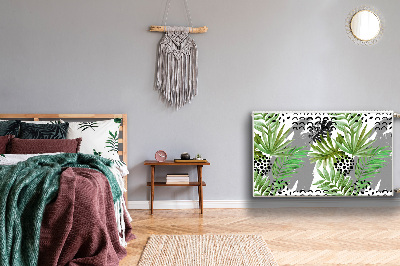 Copertura magnetica per radiatore Foglie tropicali