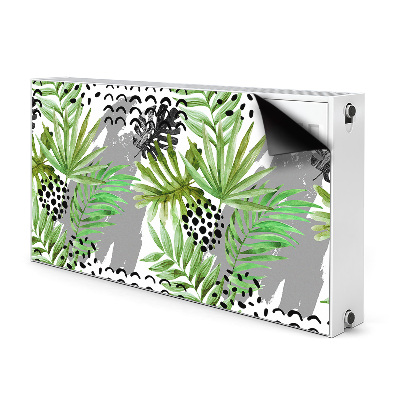 Copertura magnetica per radiatore Foglie tropicali