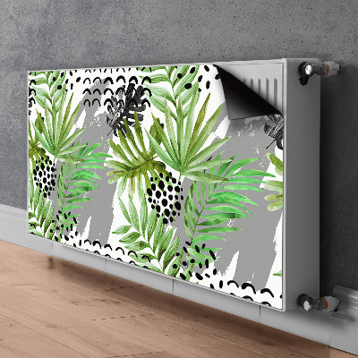 Copertura magnetica per radiatore Foglie tropicali