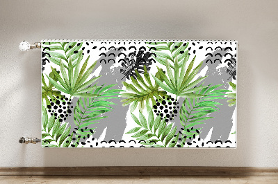 Copertura magnetica per radiatore Foglie tropicali