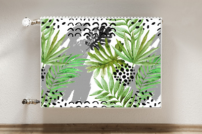 Copertura magnetica per radiatore Foglie tropicali