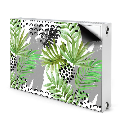 Copertura magnetica per radiatore Foglie tropicali