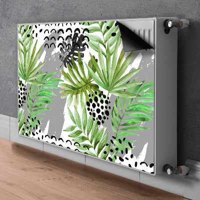 Copertura magnetica per radiatore Foglie tropicali