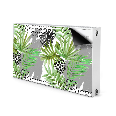 Copertura magnetica per radiatore Foglie tropicali