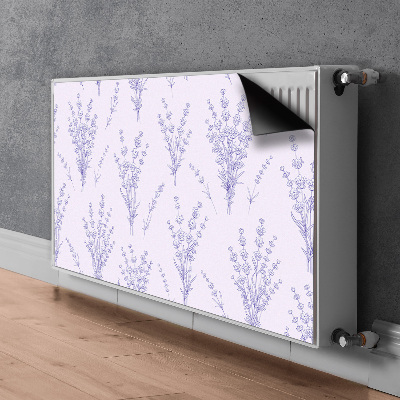 Copertura magnetica per radiatore Fiori di lavanda