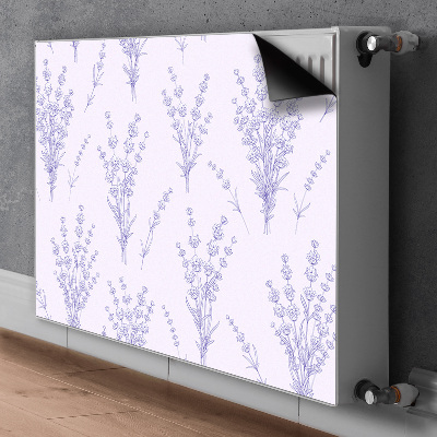 Copertura magnetica per radiatore Fiori di lavanda