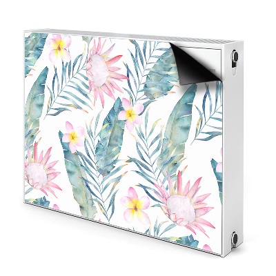 Cover per termosifone Fiori rosa chiaro