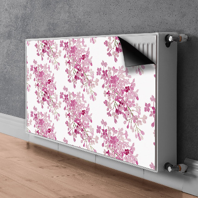 Copertura magnetica per radiatore Fiori rosa